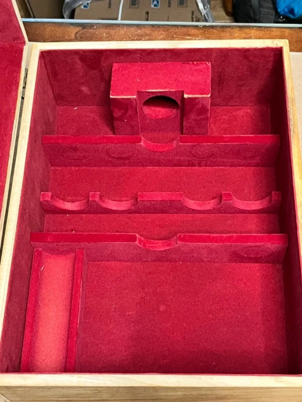 Vintage Tequila Corazón de Agave Blanco Empty Wooden Gift Storage Box